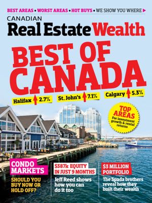 Canadian Real Estate Wealth magazine cover, September 2012